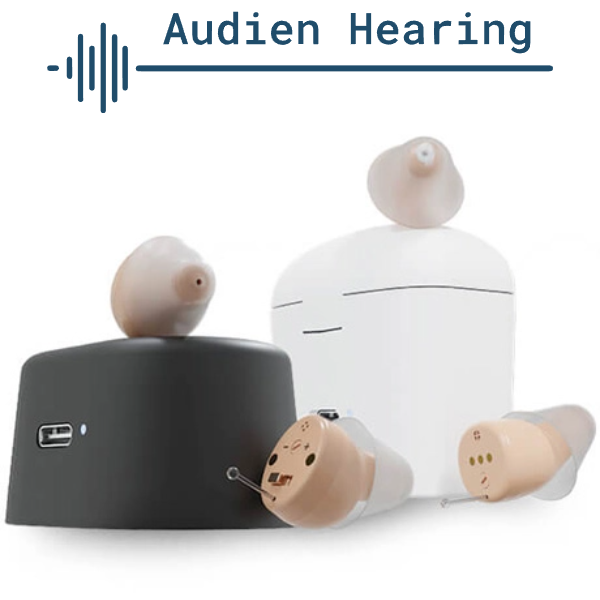 Audien Atom affordable hearing aids with discreet design