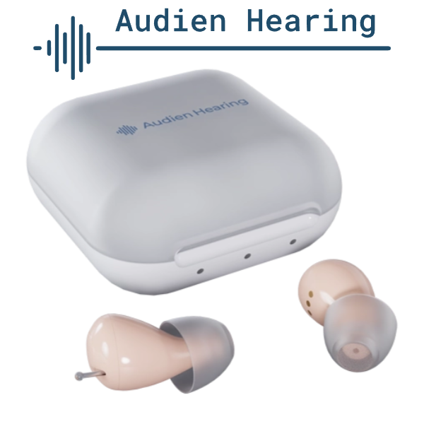 Audien Atom 2 rechargeable OTC hearing aids